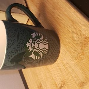 Starbucks Sea Green mermaid mug coffee/tea ceramic
